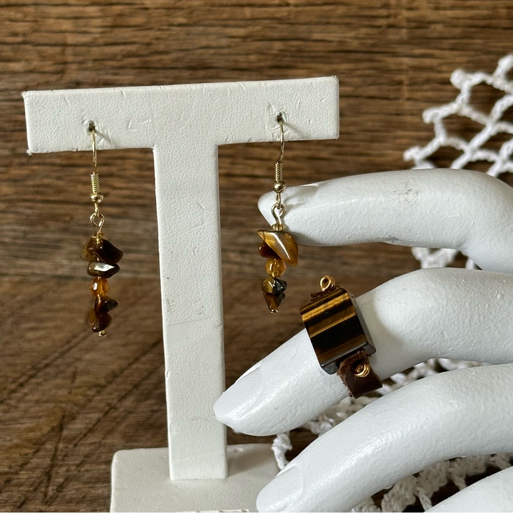 Handmade Ring & Earring Set